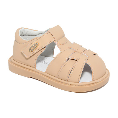 Сандалии для девочки Капитошка A21112 светло коричневые 1